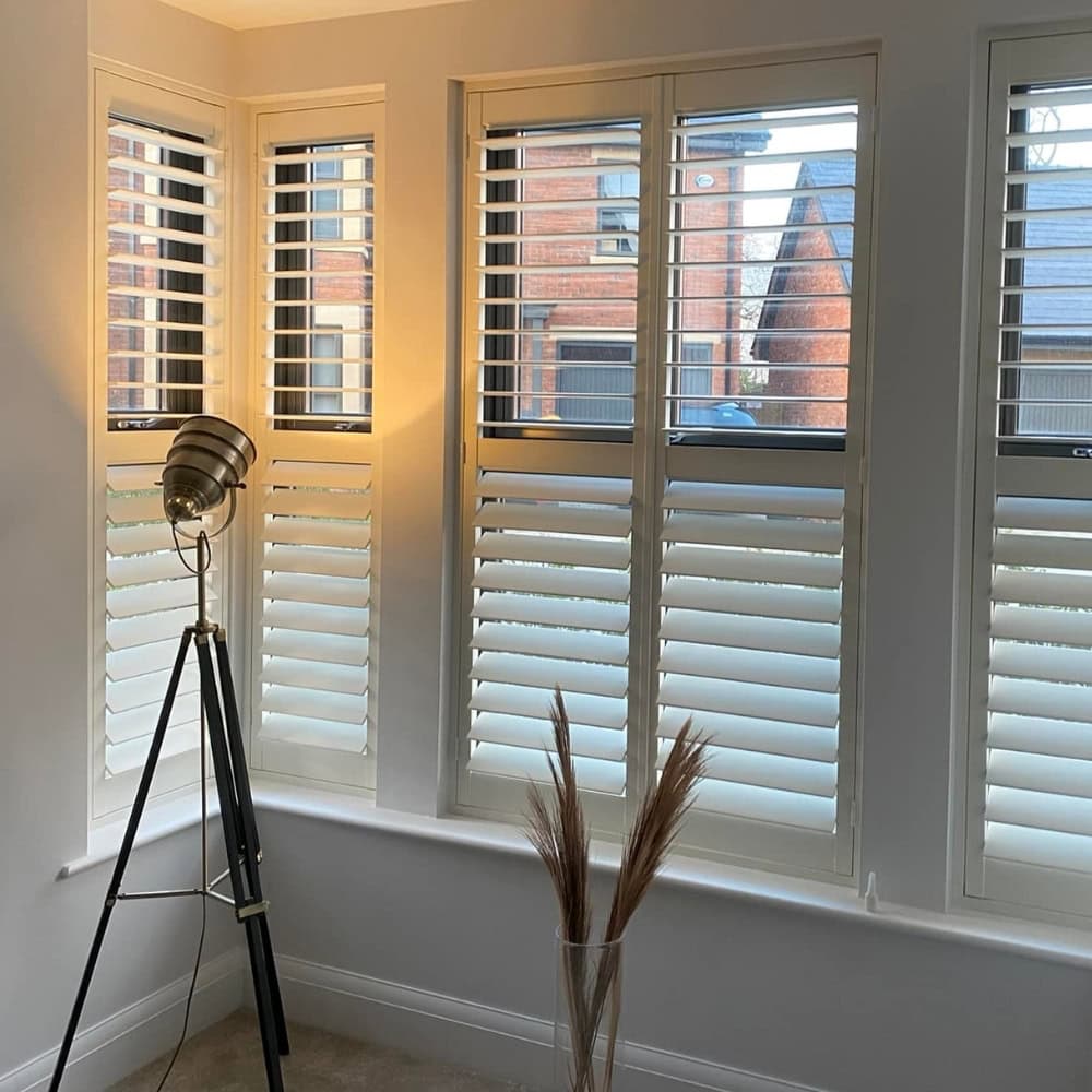 Luxury interior with shutters