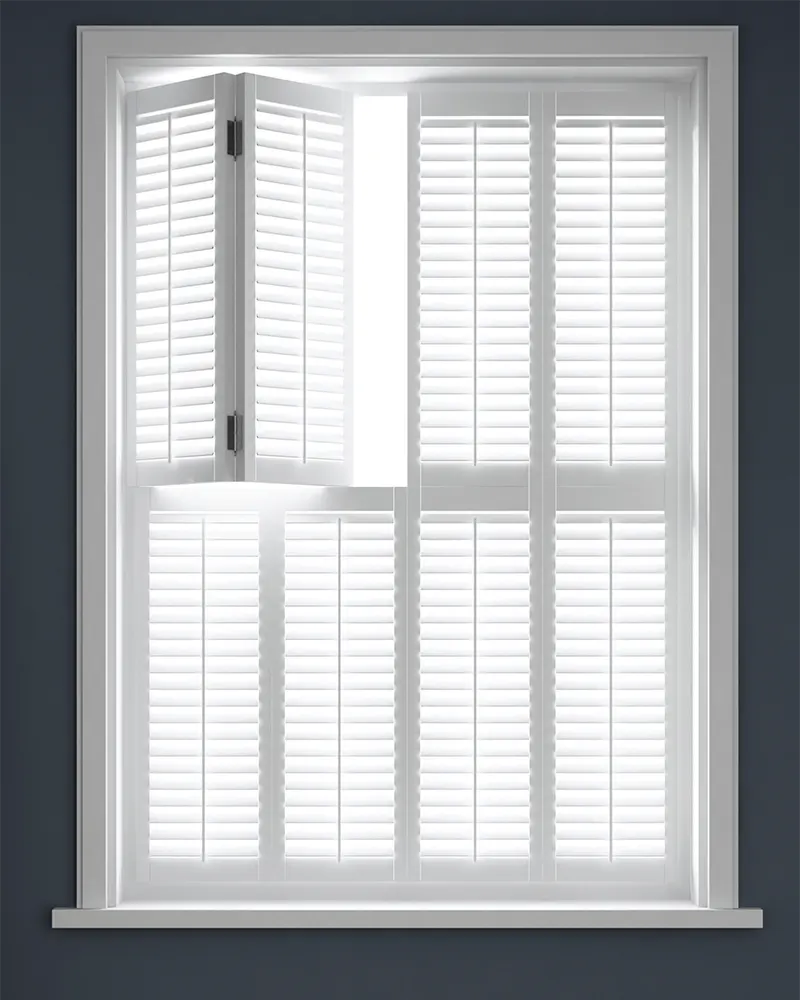 Tier on tier shutters example 2