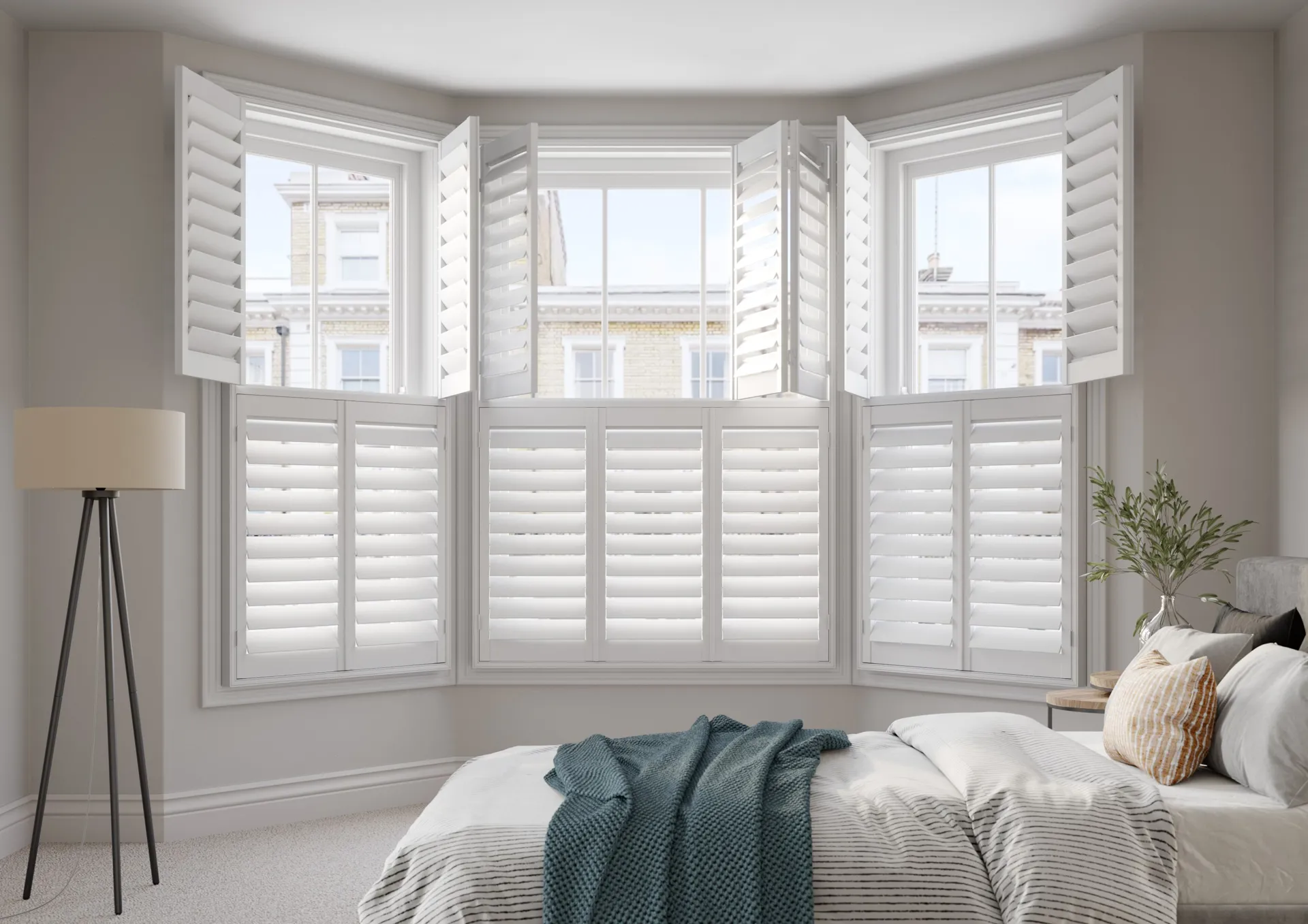 Tier on tier shutters example 3
